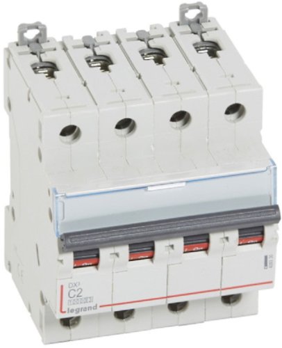 Выключатель автоматический Legrand DX3-E 10000 4п 2А C 16кА картинка